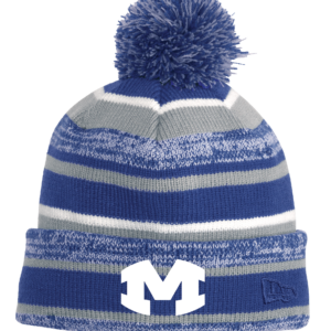 "M" New Era Pom Beanie